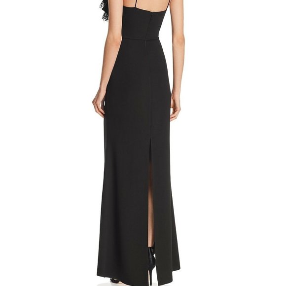 AQUA Bloomingdale Scuba Crepe Mermaid Gown - Picture 2 of 10